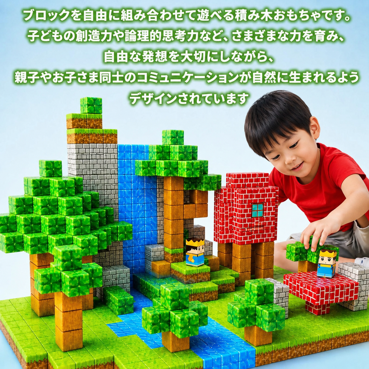 KAORU™ カチッと簡単。遊びながら“考える力”が育つ知育磁石ブロック