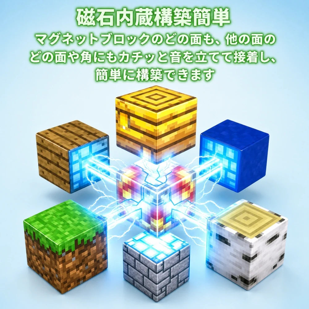 KAORU™ カチッと簡単。遊びながら“考える力”が育つ知育磁石ブロック