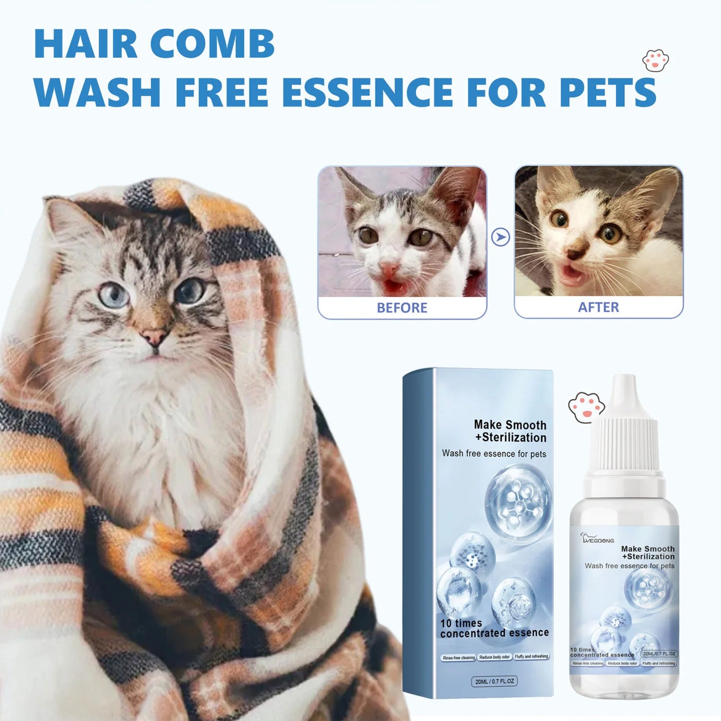 20ml Pet Hair Cleaning