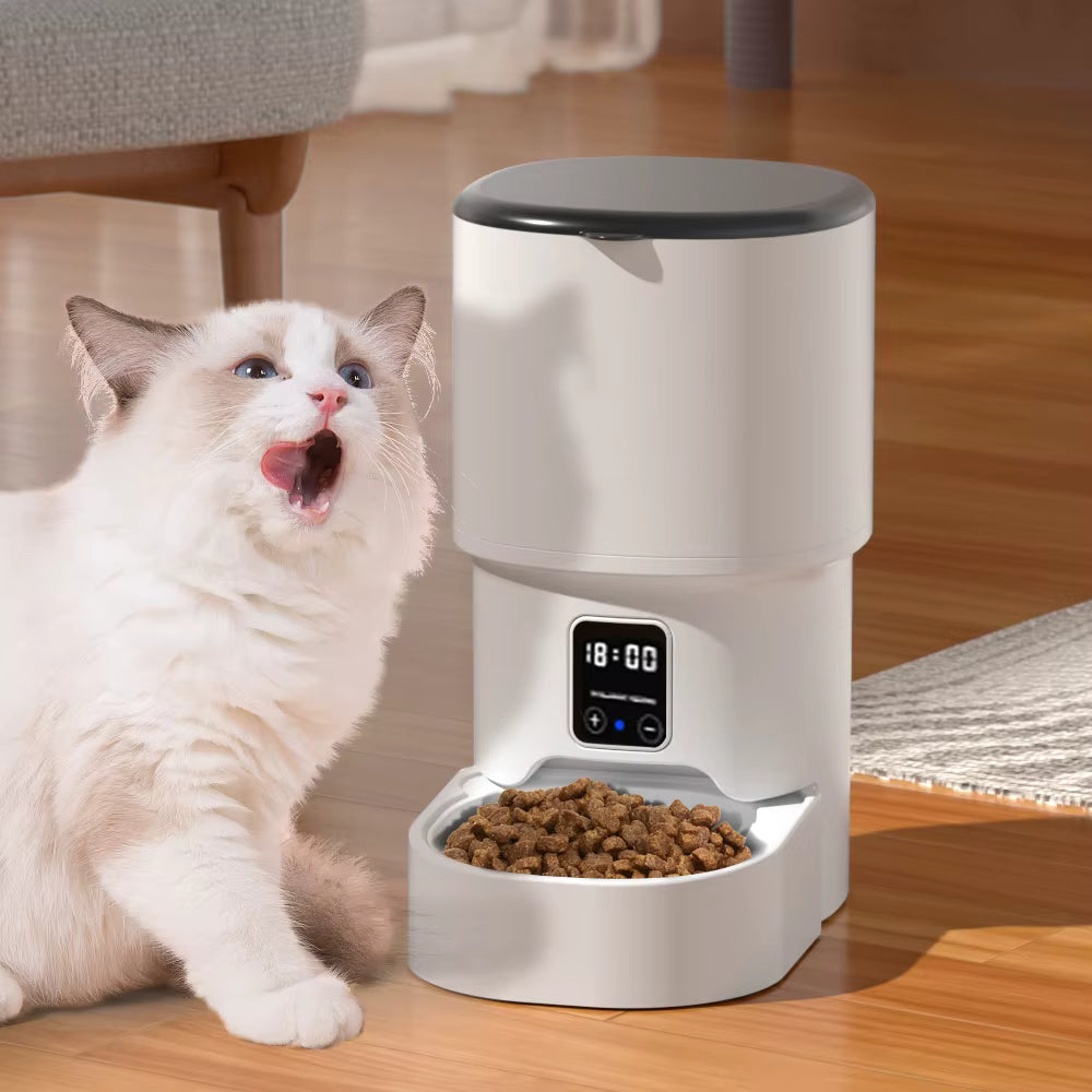 猫用 自動給餌器 タイマー付き