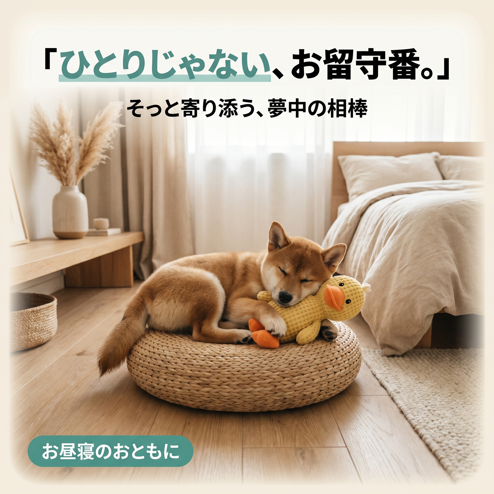 カーミングダック 音が鳴る犬用ぬいぐるみ – Zenzu